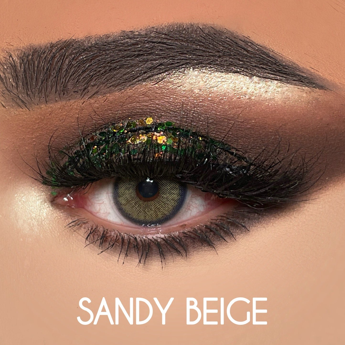 SANDY BEIGE COSMETIC CONTACT LENS