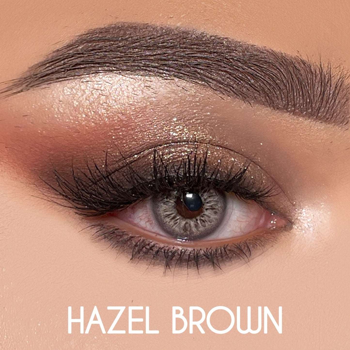 HAZEL BROWN COSMETIC CONTACT LENS